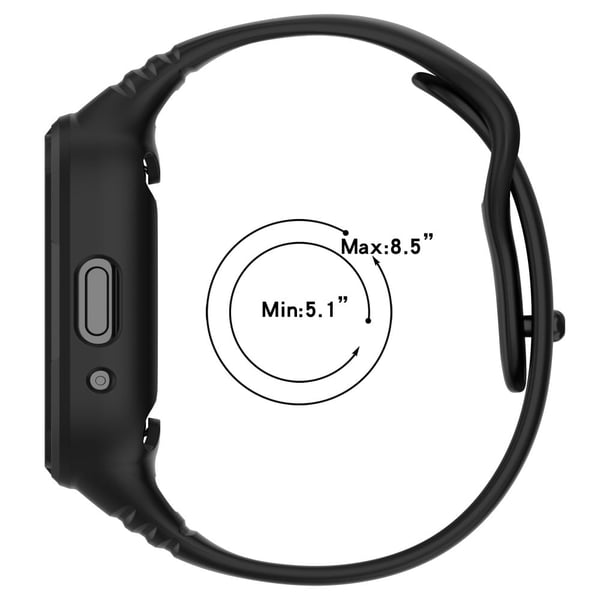 Xiaomi Redmi Watch 3 Active / Lite 3 silikonrem med beskyttelsesdeksel - Lyserosa