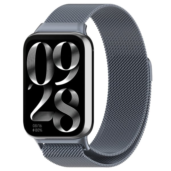 Xiaomi Smart Band 8 Pro milanesisk metallrem - Space Grey