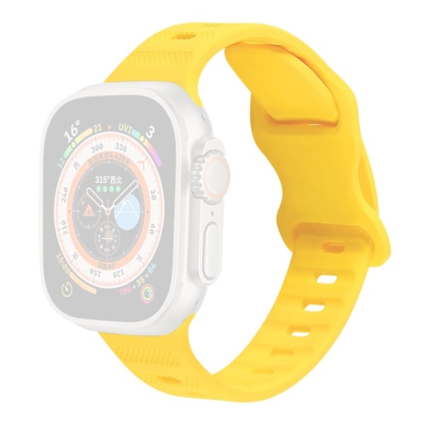 Apple Watch Series 9 41 mm silikonrem - Gul