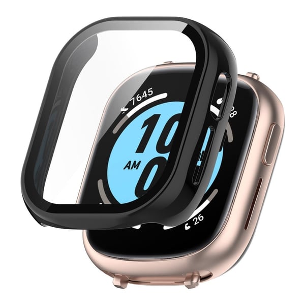 HAT PRINCE Honor Watch 4 integrert deksel med herdet glass - Svart