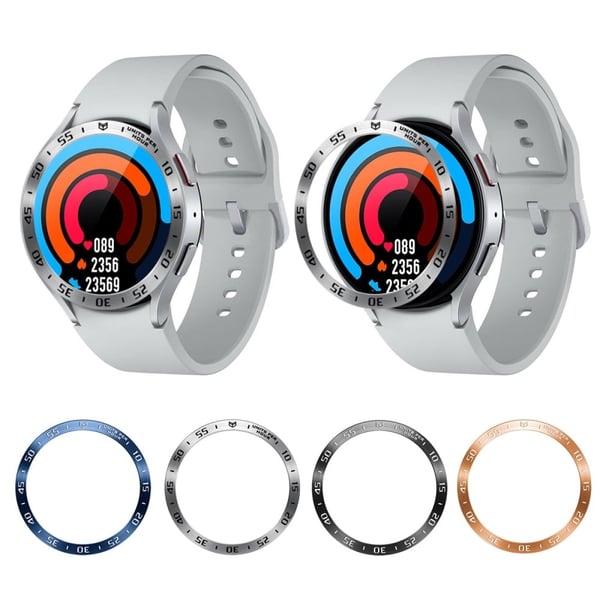 Samsung Galaxy Watch 6 Classic (47 mm) metallramme med urskiveplate - Blå
