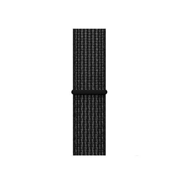 Apple Watch Series 5 40 mm ensfarget nylonarmbånd - Svart
