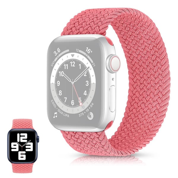 Apple Watch Series 6 / 5 40 mm armbånd med flettet tema - Rosa