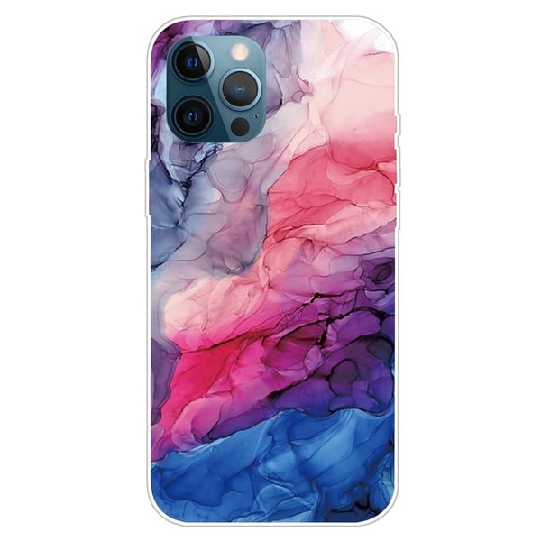 Marble iPhone 15 Pro Max Etui - Aqueous Vibrant Mønster