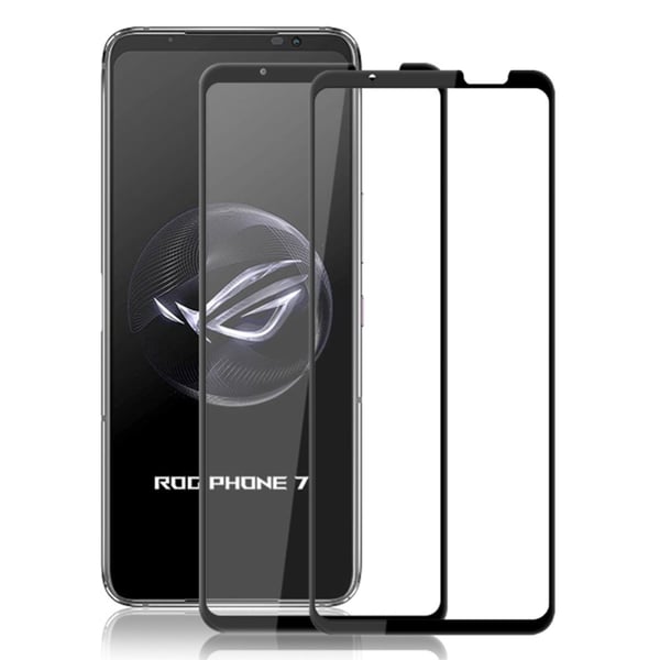 2 kpl AMORUS erittäin vahva lasi näytönsuoja Asus ROG Phone 7 5G:lle