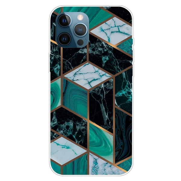 Marble iPhone 15 Suojakotelo - Emerald Marble