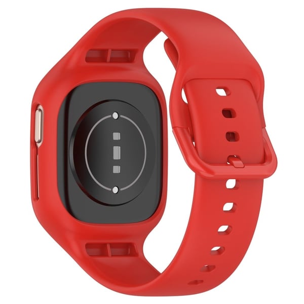Honor Watch 4 silikonrem med integrert deksel - Rød