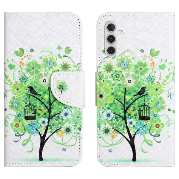 Wonderland Samsung Galaxy A15 Flippetui - Grønt Tre