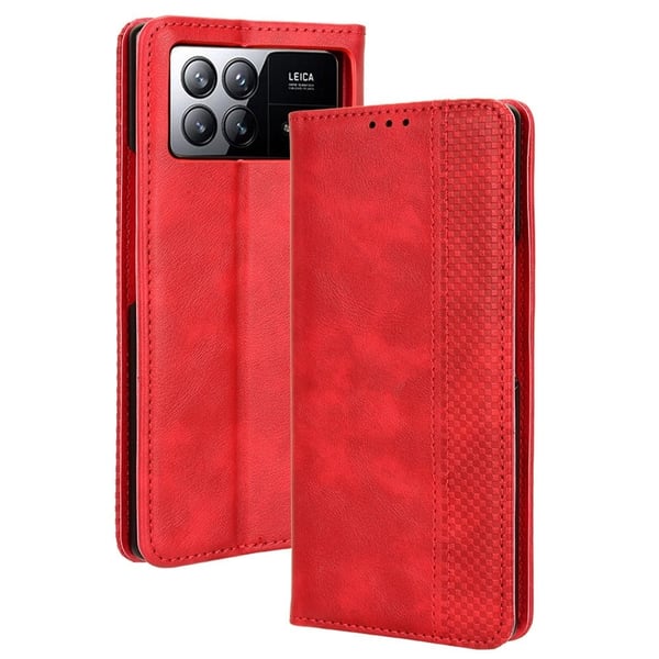 Bofink Vintage Xiaomi Mix Fold 3 Læretui - Rød