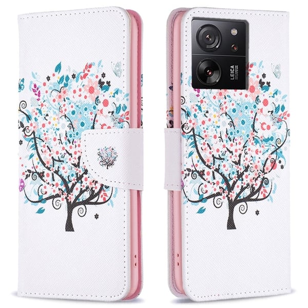Wonderland Xiaomi 13t / 13t Pro / Redmi K60 Ultra Flippetui - Blomst Tre