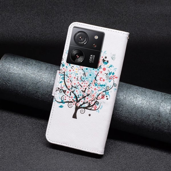 Wonderland Xiaomi 13t / 13t Pro / Redmi K60 Ultra Flippetui - Blomst Tre