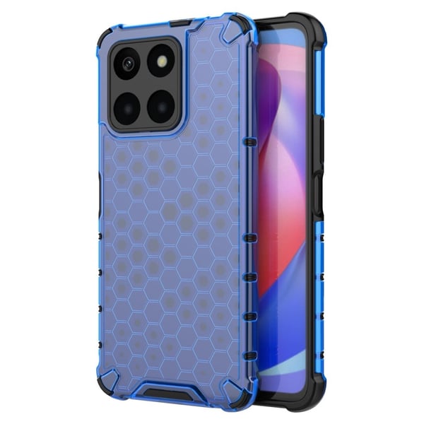 Bofink Honeycomb Honor X6a Etui - Blå