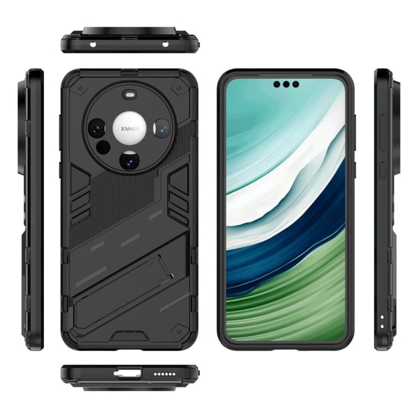 Shockproof Hybrid Deksel med A Modern Touch til Huawei Mate 60 Pro - Svart