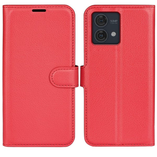 Classic Motorola Moto G84 Flippetui - Rød