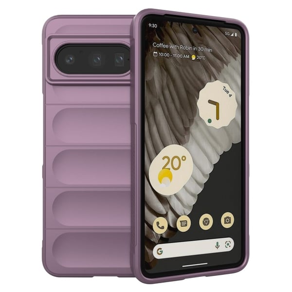 Mjukt greppformat Google Pixel 8 Pro skal - Lila