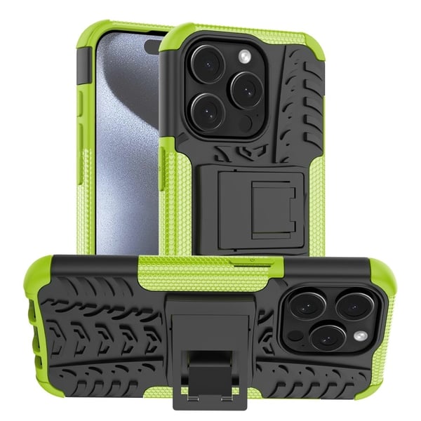 Offroad Etui iPhone 15 Pro Max - Grønn