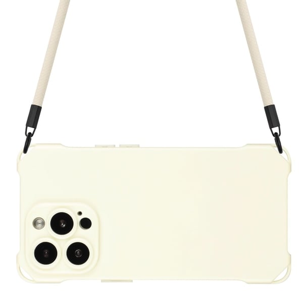 TPU iPhone 14 Pro Max-etui - Hvit