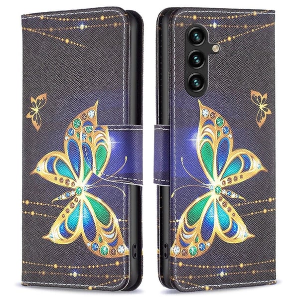 Wonderland Samsung Galaxy A15 Flippetui - Jewelry Sommerfugl