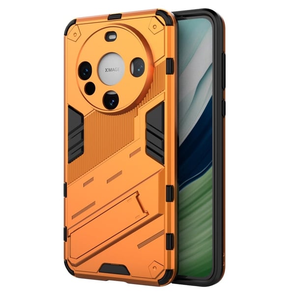 Shockproof Hybrid Deksel med A Modern Touch til Huawei Mate 60 Pro - Oransje