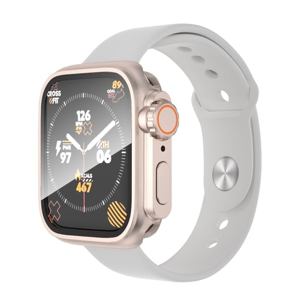 Vanntett heldeksel for Apple Watch Series 9/8/7 45 mm - Rose Gull
