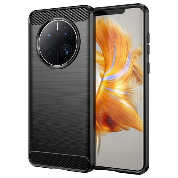 Carbon Flex Suojakotelo Huawei Mate 50 Pro 4g - Musta