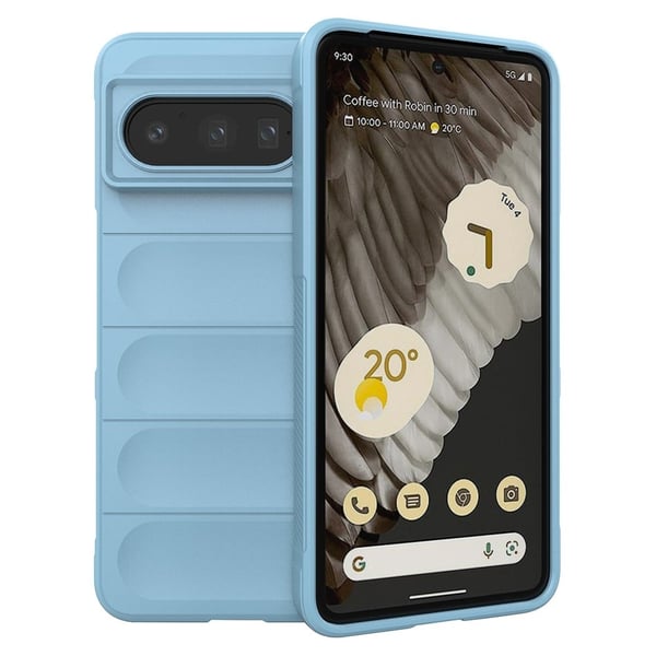 Deksel med mykt grep for Google Pixel 8 Pro - Babyblå