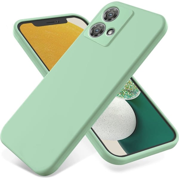 Matte Liquid silikone cover til Motorola Edge 40 Neo - Grøn