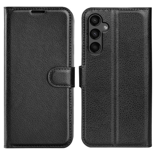 Classic Samsung Galaxy A15 Läppäkotelo - Musta