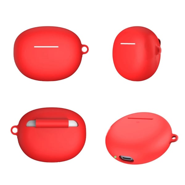 Silikonbeskyttelsesdeksel for Xiaomi Redmi Buds 4 aktive øretelefoner - Svart