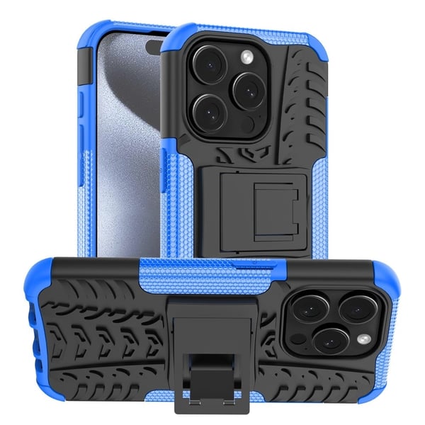 Offroad Etui iPhone 15 Pro - Blå
