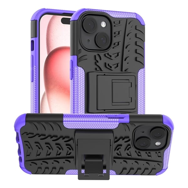Offroad Etui iPhone 15 - Lilla