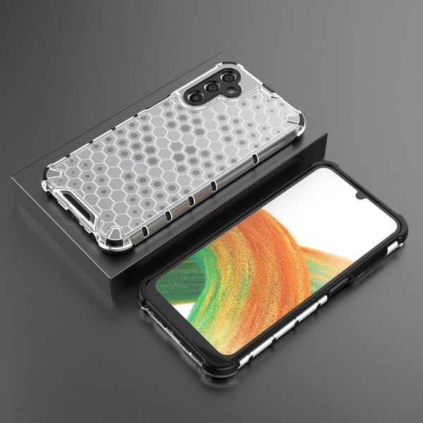Bofink Honeycomb Samsung Galaxy A24 4G skal - Silver/Grå