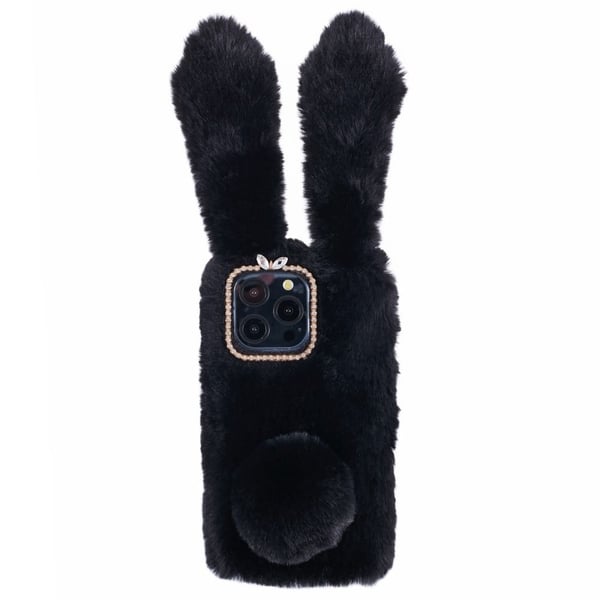 Bunny iPhone 15 Pro Deksel - Svart