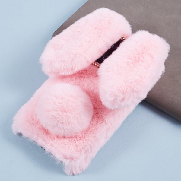 Bunny iPhone 15 Pro Deksel - Rosa