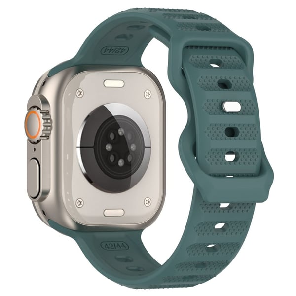Silikonarmbånd for Apple Watch 41mm/40mm/38mm Series 9/8/7/6/5/4/SE (2022/2023) - Grønn
