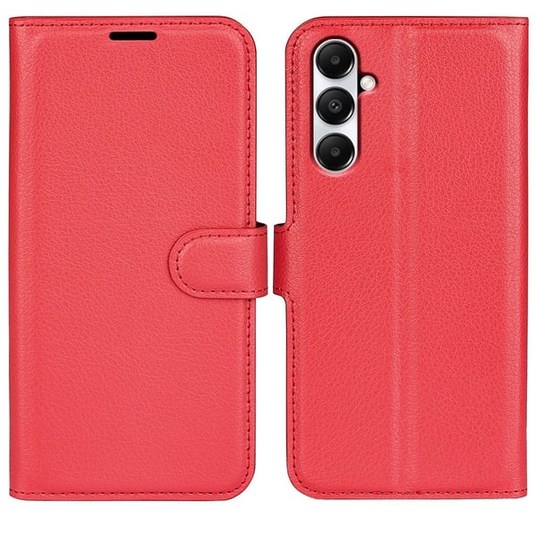 Klassisk Samsung Galaxy A05s Flip Etui - Rød