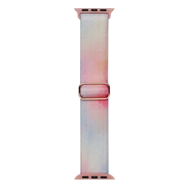 Fargerikt, flytende nylonarmbånd for Apple Watch Series 9/8/7/6/SE 41mm/40mm/38mm - Phantom Aurora