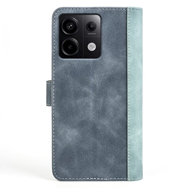 Tofarget lærdeksel for Xiaomi Redmi Note 13 Pro 5G  - Blå