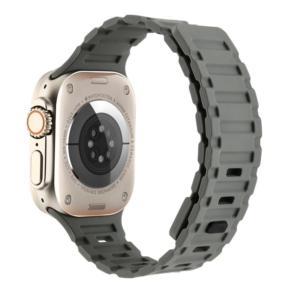 Silikonarmbånd til Apple Watch - Grå