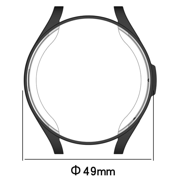 Samsung Galaxy Watch Galvanisert TPU Smart Watch Frame-etui - Blå