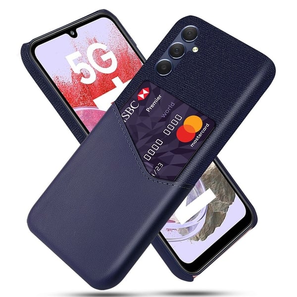 Bofink Samsung Galaxy M34 5g / F34 5g Kredittkort Deksel - Blå