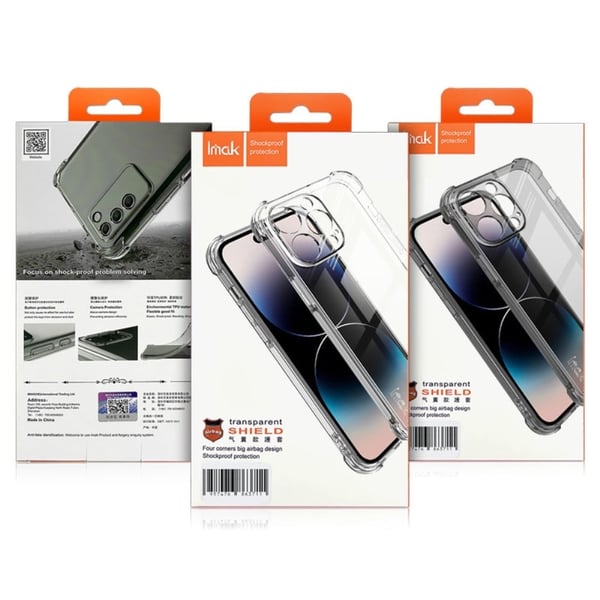IMAK Airbag-deksel for Huawei Mate 60 Pro - Gjennomsiktig