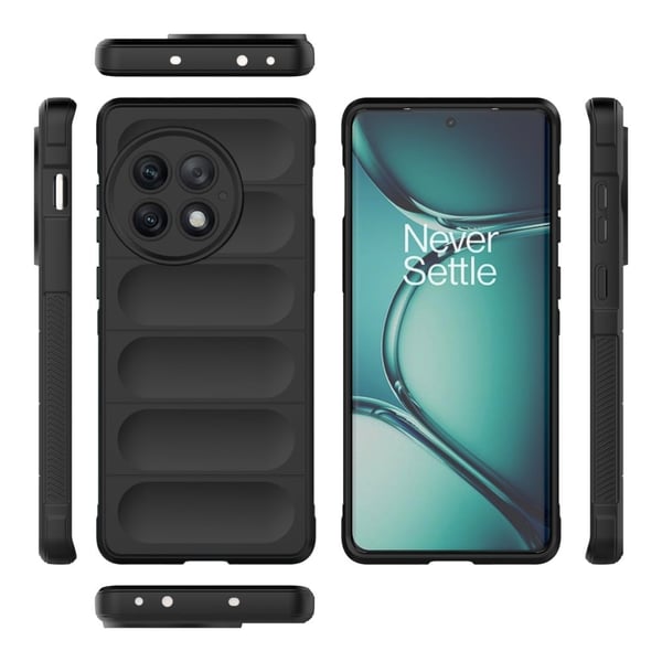 Deksel med mykt grep for OnePlus Ace 2 Pro - Mørkegrå