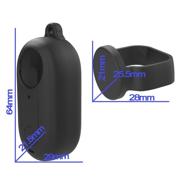 Insta360 GO 3 Silicone Cover Protective sleeve with lens cap in White