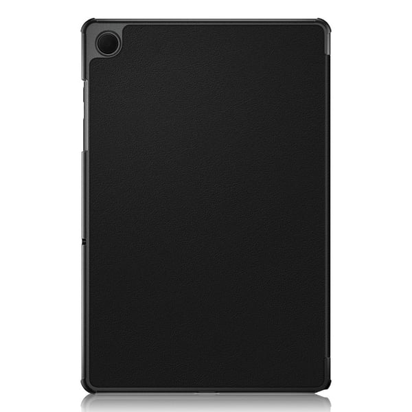 Sort trefoldig skinnstativveske for Samsung Galaxy Tab A9 Plus