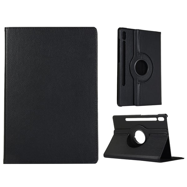 Punainen 360 astetta pyörivä jalusta tabletin kotelo Samsung Galaxy Tab S9 Plus / S8 Plus nahkakotelo Samsung Galaxy Tab S9 Plus / S8 Plus nahkakotelo