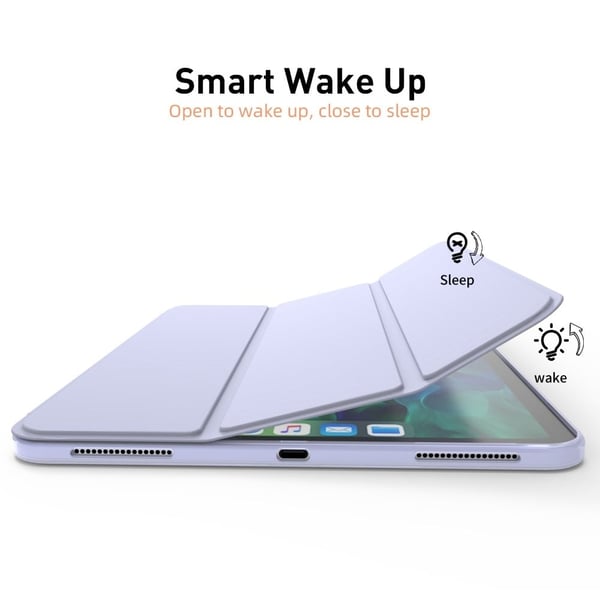 iPad Pro 11 (2022/2021/2020) Tri-fold Smart Wake/Sleep-nettbrettveske - Rose Gull