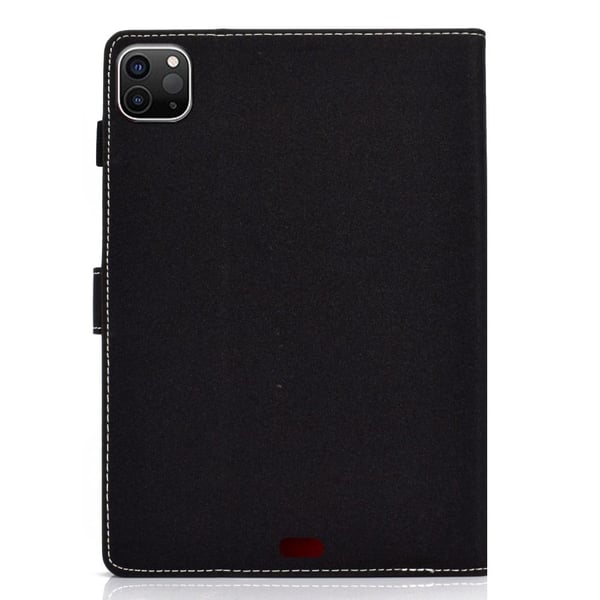 iPad Pro 11 (2018-2022) / iPad Air (2020-2022) Solid Color Tablet Case med korthållare - Svart