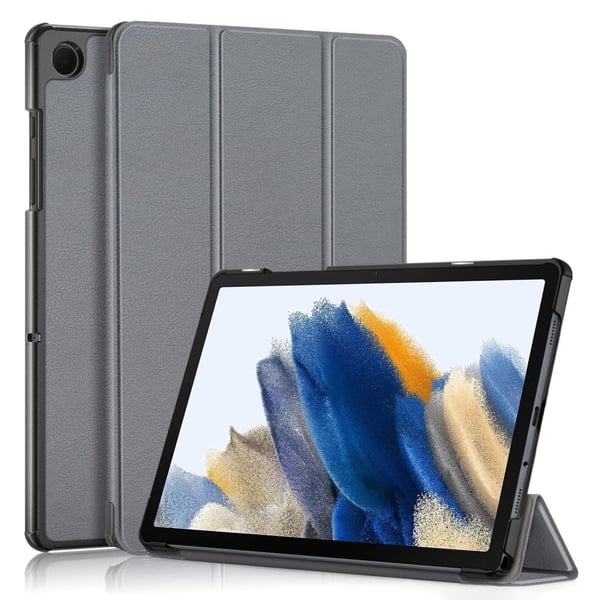 Sort trefoldig skinnstativveske for Samsung Galaxy Tab A9 Plus