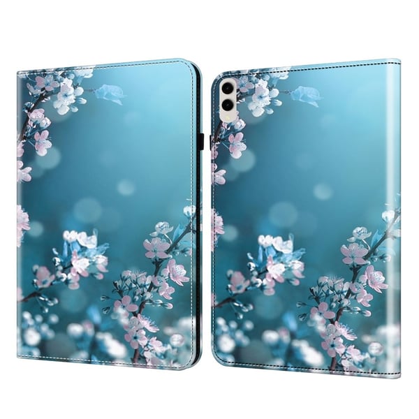 Nettbrettveske i rosa skinn til Samsung Galaxy Tab S9 Nettbrettveske i rosa skinn til Samsung Galaxy Tab S9